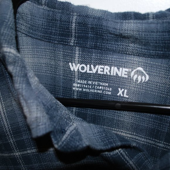 Wolverine Plaid Long Sleeve Shirt - Picture 3 of 3